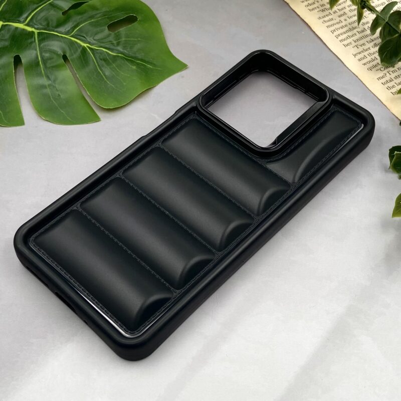 قاب گوشی Redmi 13C / Poco C65 شیائومی پافری Solid Case سیلیکونی متال برجسته اسپرت مشکی کد 56253 - Image 2