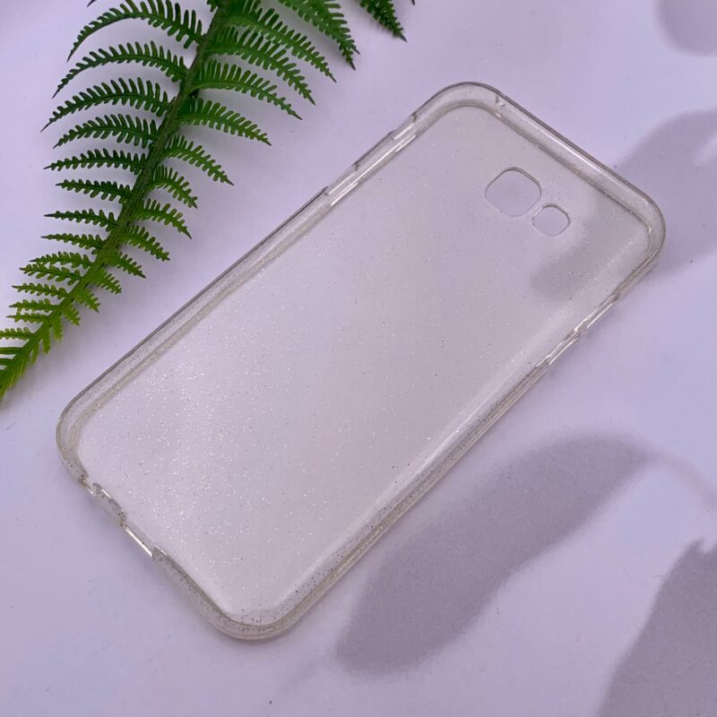 قاب گوشی (Galaxy A7 2017 (A720 سامسونگ ژله ای اکلیلی لاکچری شفاف سفید کد 61150 - Image 2