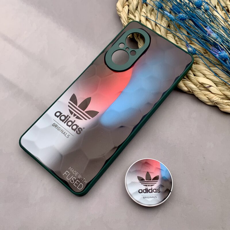 قاب گوشی Huawei Nova 9 SE هوآوی سه بعدی برجسته پاپ سوکت دار طرح Adidas کد 74281 - Image 2