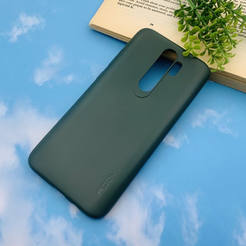 قاب گوشی Redmi Note 8 Pro شیائومی ژله ای Rock طرح ساده رنگ سبز کد 81734 - Image 2