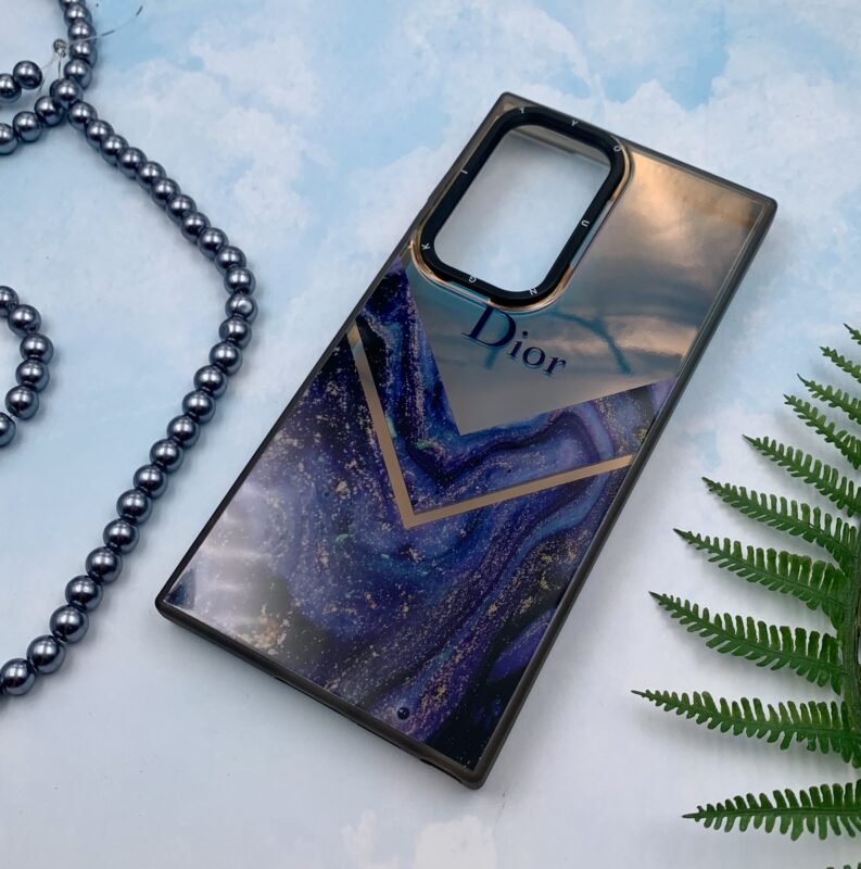 قاب گوشی Galaxy S23 Ultra سامسونگ دور سیلیکونی آینه ای Dior لاکچری کد 93549 - Image 2