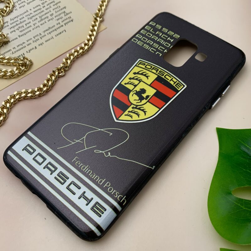 قاب گوشی Galaxy A8 Plus سامسونگ دور ژله ای طرح فانتزی PORSCHE کد 11788 - Image 2