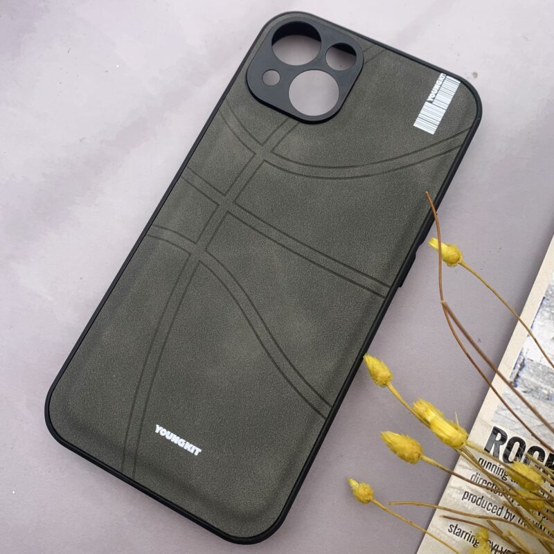 قاب گوشی iPhone 13 آیفون مخمل NBA بسکتبالی YOUNGKIT محافظ لنزدار خاکستری کد 13478 - Image 2