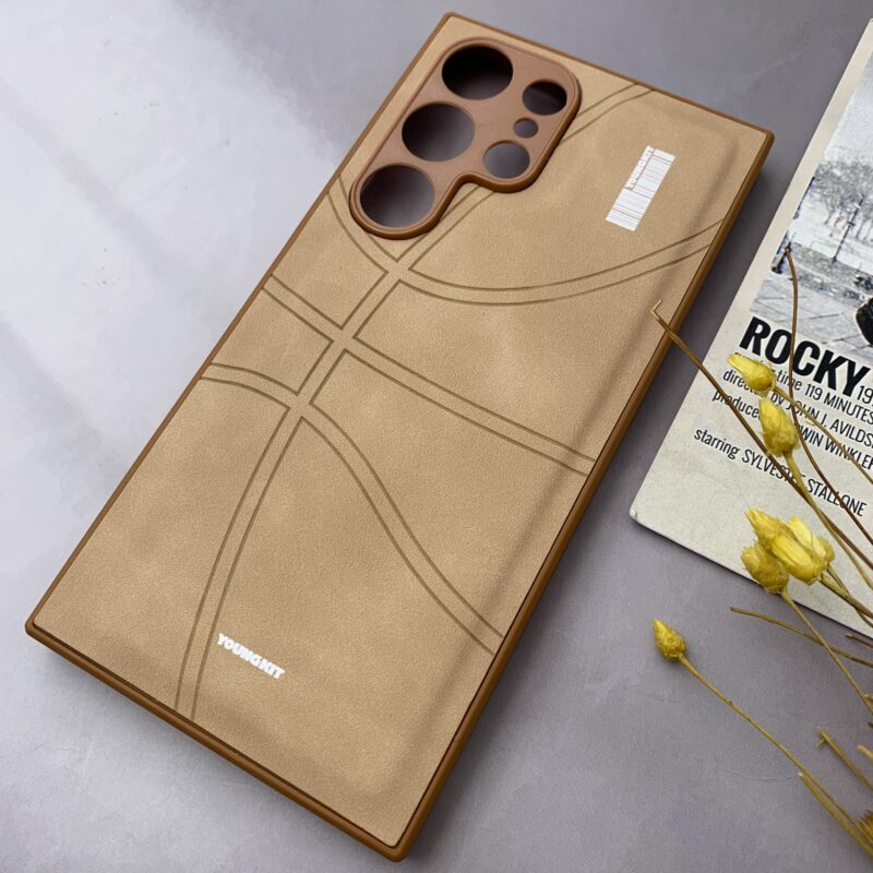 قاب گوشی Galaxy S24 Ultra سامسونگ مخمل NBA بسکتبالی YOUNGKIT محافظ لنزدار کرم کد 17487 - Image 2