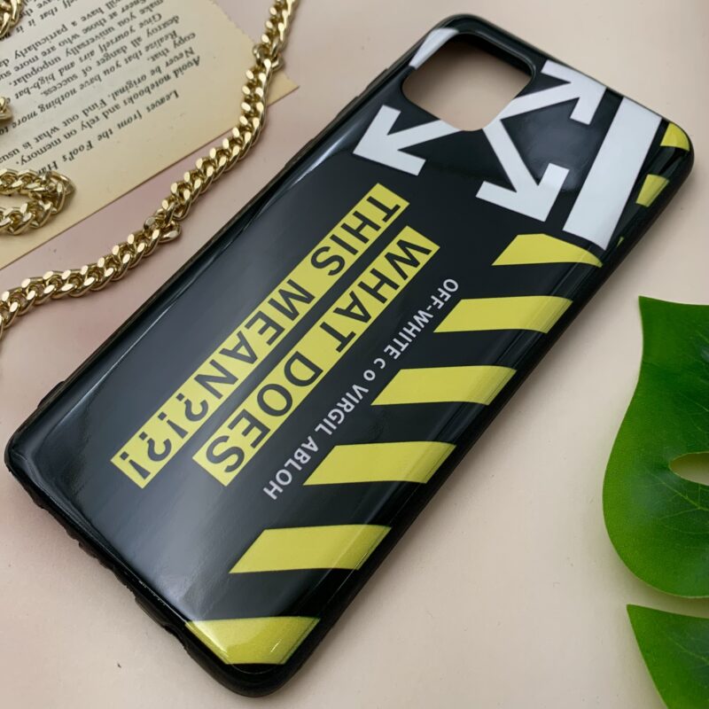 قاب گوشی Galaxy Note 10 Lite سامسونگ دور ژله ای طرح فانتزی Off White کد 19969 - Image 2