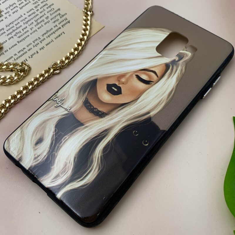 قاب گوشی Galaxy A8 Plus سامسونگ دور ژله ای طرح فانتزی دختر کد 20771 - Image 2