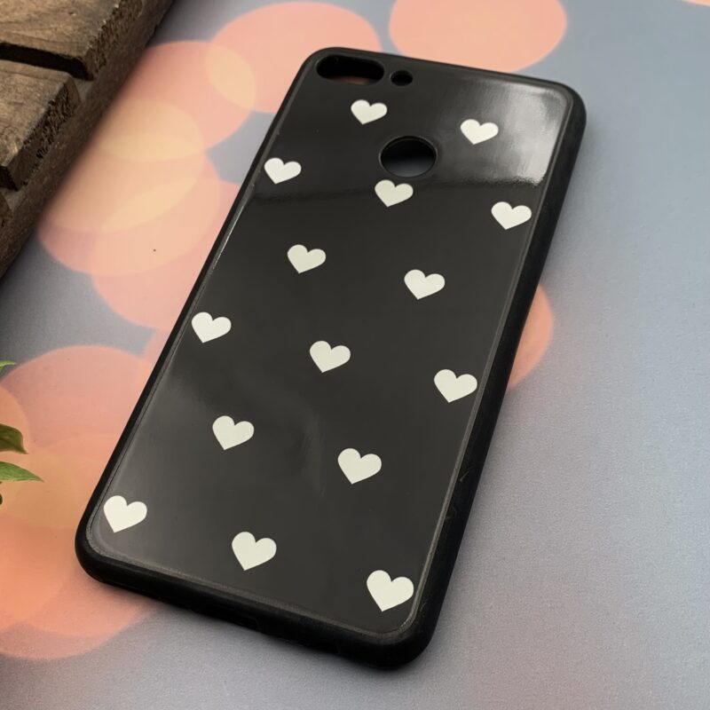 قاب گوشی Huawei Y9 2018 هوآوی ژله ای محافظ لنز دار طرح برجسته فانتزی قلبی کد 22804 - Image 2