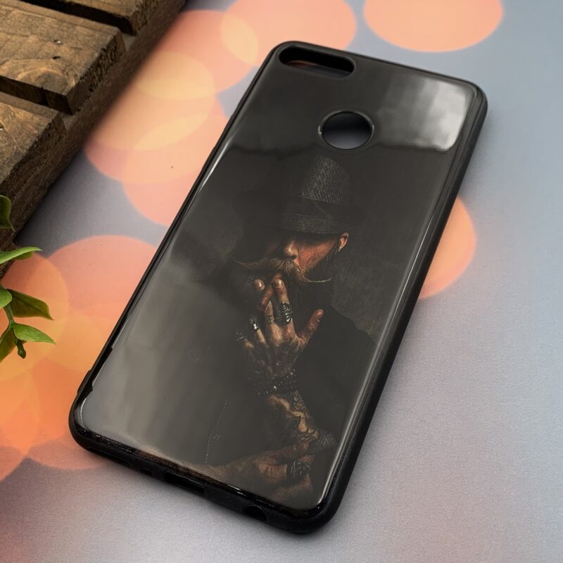 قاب گوشی Huawei Y9 2018 هوآوی ژله ای محافظ لنز دار طرح برجسته مرد کد 30697 - Image 2