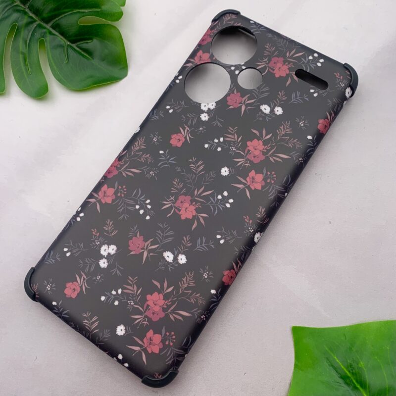 قاب گوشی Redmi Note 13 Pro Plus شیائومی ایربگ دار ضد ضربه طرح فانتزی گل گلی کد 33905 - Image 2