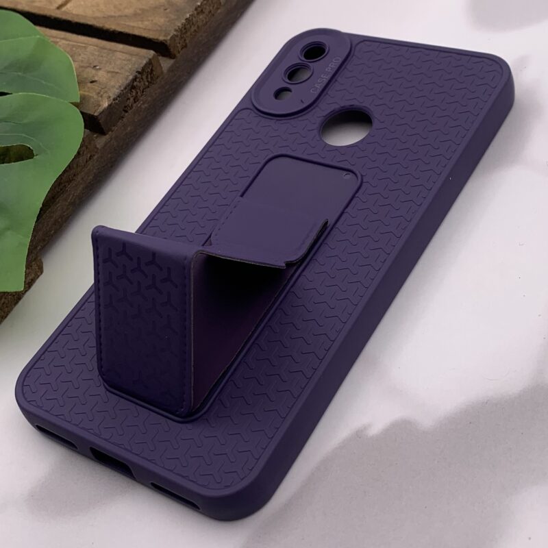 قاب گوشی Y7 2019 / Y7 Prime 2019 هوآوی New Case Pro سیلیکونی استندشو مگنتی محافظ لنز دار بنفش کد 37983 - Image 2