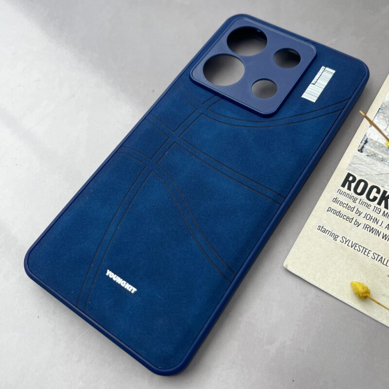 قاب گوشی Redmi Note 13 Pro 5G / Poco X6 شیائومی مخمل NBA بسکتبالی YOUNGKIT محافظ لنزدار سرمه ای کد 42559 - Image 2