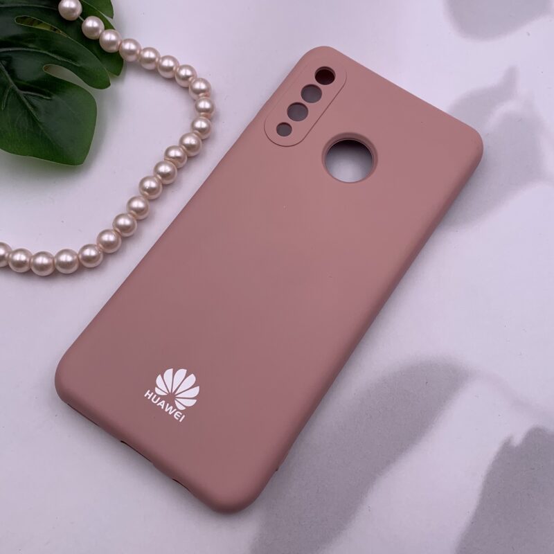 قاب گوشی Huawei P30 Lite هوآوی سیلیکونی های کپی طرح ساده گلبهی محافظ لنز دار کد 43948 - Image 2