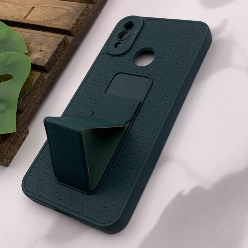 قاب گوشی Y7 2019 / Y7 Prime 2019 هوآوی New Case Pro سیلیکونی استندشو مگنتی محافظ لنز دار سبز کد 47992 - Image 2