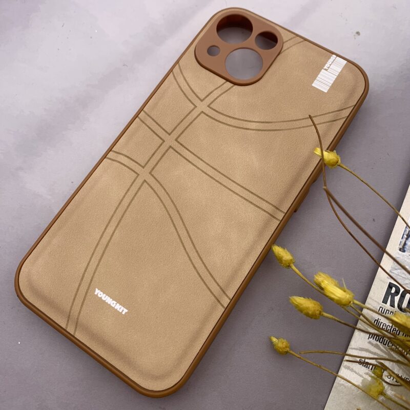 قاب گوشی iPhone 13 آیفون مخمل NBA بسکتبالی YOUNGKIT محافظ لنزدار کرم کد 49173 - Image 2