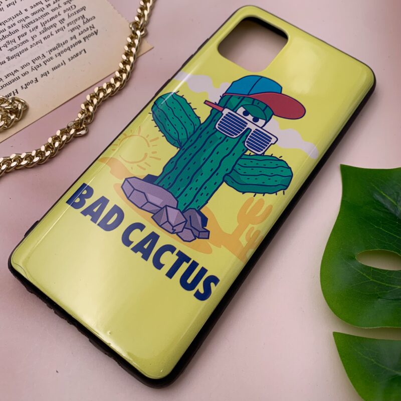 قاب گوشی Galaxy Note 10 Lite سامسونگ دور ژله ای طرح فانتزی کاکتوس کد 63818 - Image 2