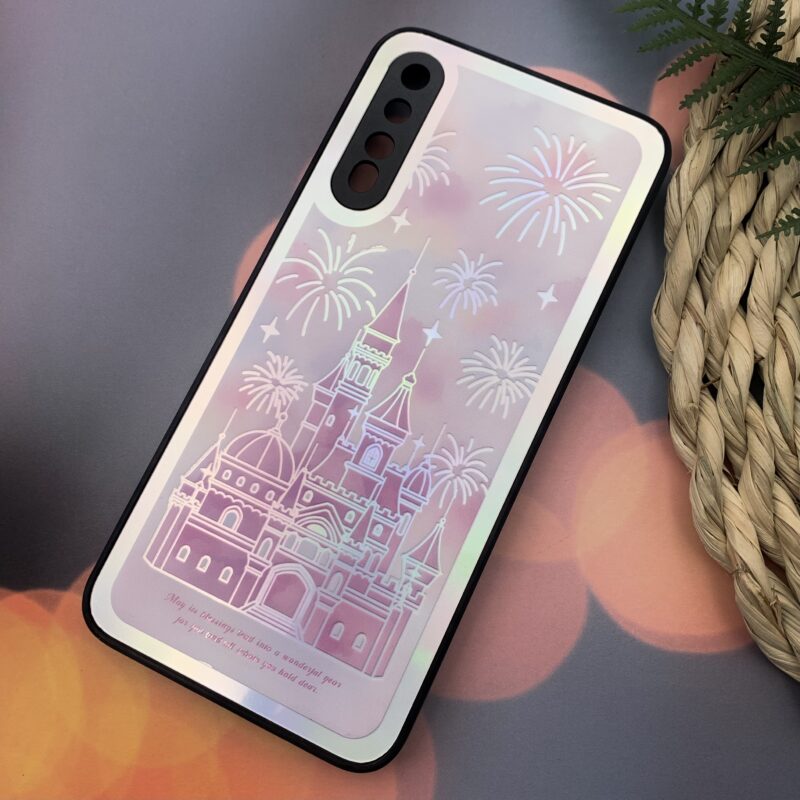 قاب گوشی Galaxy A30S / Galaxy A50S / Galaxy A50 سامسونگ هولوگرامی PVD دور سیلیکونی محافظ لنز دار طرح دیزنی لند کد 74775 - Image 2