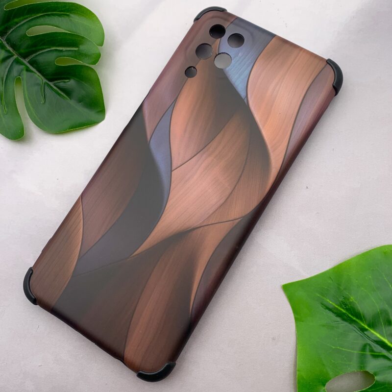 قاب گوشی Galaxy A12 / Galaxy M12 سامسونگ ایربگ دار ضد ضربه طرح فانتزی چوبی کد 74800 - Image 2