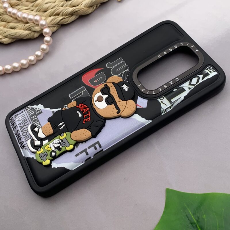 قاب گوشی Redmi Note 8 Pro شیائومی پافر CASETIFY سیلیکونی تدی برجسته سه بعدی کد 80772 - Image 2
