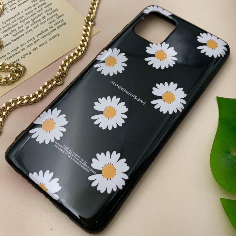 قاب گوشی Galaxy Note 10 Lite سامسونگ دور ژله ای طرح فانتزی گل بابونه کد 81415 - Image 2