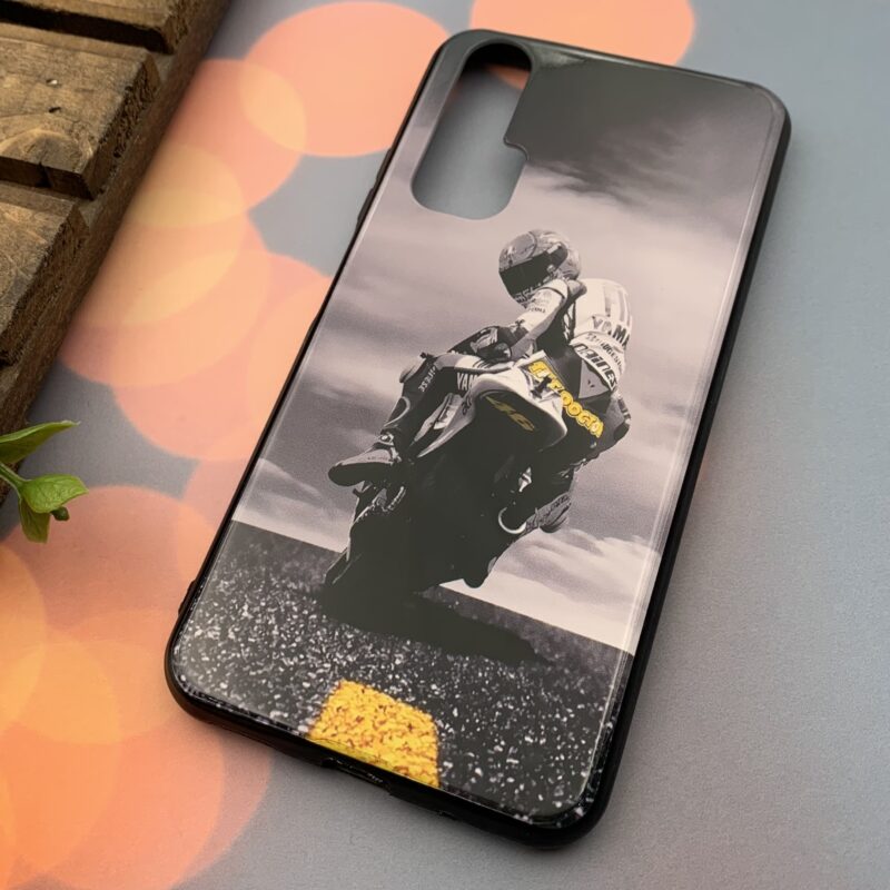 قاب گوشی Huawei Nova 5T هوآوی ژله ای محافظ لنز دار طرح برجسته موتور سوار کد 83787 - Image 2