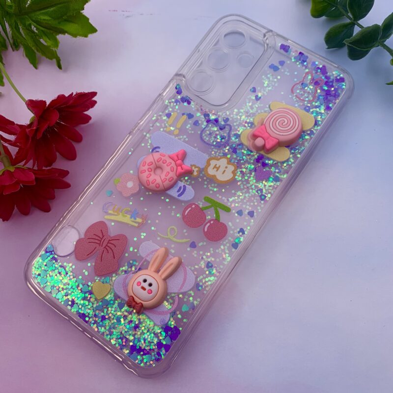 قاب گوشی Galaxy A14 سامسونگ آکواریومی شفاف عروسکی برجسته سه بعدی فانتزی کد 84318 - Image 2