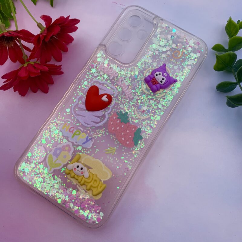 قاب گوشی Galaxy A14 سامسونگ آکواریومی شفاف عروسکی برجسته سه بعدی فانتزی کد 87889 - Image 2