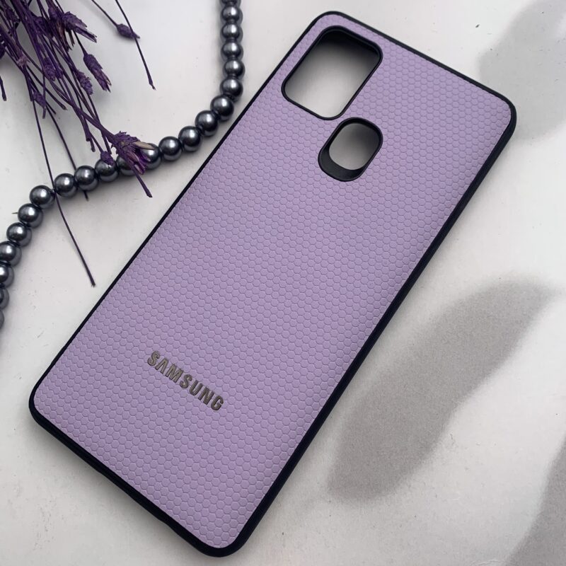 قاب گوشی Galaxy A21S سامسونگ Q Series اولترا کیس اورجینال چرمی لوگو برجسته دور سیلیکونی یاسی کد 12948 - Image 2