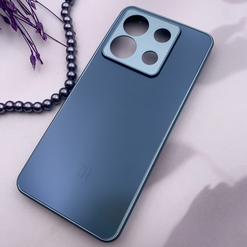 قاب گوشی Redmi Note 13 Pro 5G / Poco X6 شیائومی PVD اورجینال دور سیلیکونی محافظ لنزدار رنگ آبی کد 15095 - Image 2