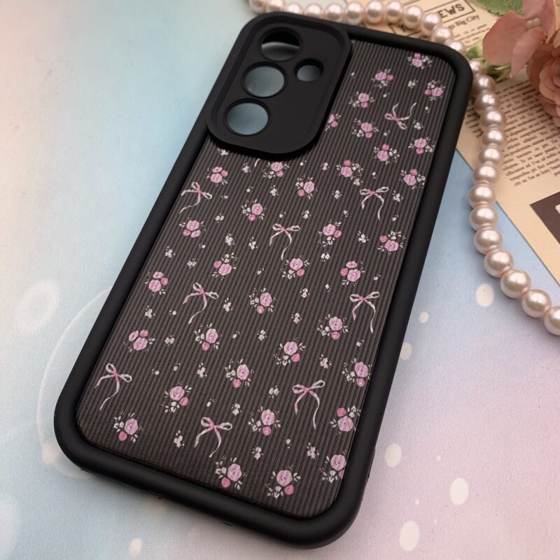 قاب گوشی Galaxy A35 سامسونگ Solid Case سیلیکونی کبریتی ضدضربه محافظ لنزدار طرح گل رز کد 16352 - Image 2