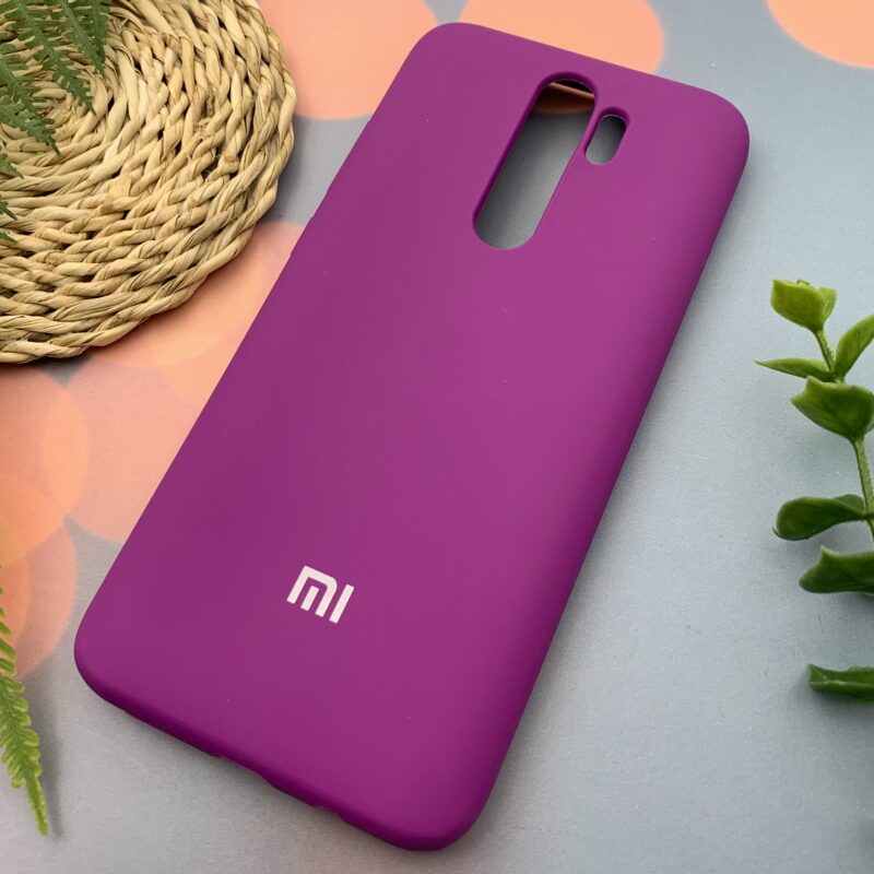قاب گوشی Redmi Note 8 Pro شیائومی سیلیکونی پاک کنی اورجینال داخل پارچه ای رنگ بنفش کد 20113 - Image 2