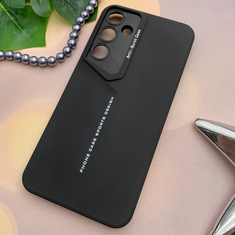 قاب گوشی Galaxy A55 سامسونگ Sports Design Anti Burst Case سیلیکونی محافظ لنز دار مشکی کد 21100 - Image 2