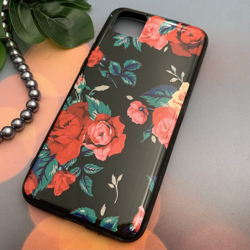 قاب گوشی Huawei Y5P هوآوی دور ژله ای طرح فانتزی گل کد 30593 - Image 2