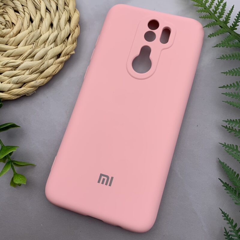 قاب گوشی Redmi Note 8 Pro شیائومی سیلیکونی های کپی طرح ساده صورتی روشن محافظ لنز دار کد 32969 - Image 2