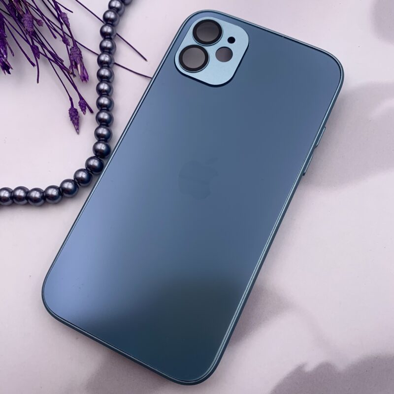 قاب گوشی iPhone 11 آیفون PVD اورجینال دور سیلیکونی محافظ لنزدار رنگ آبی کد 33003 - Image 2