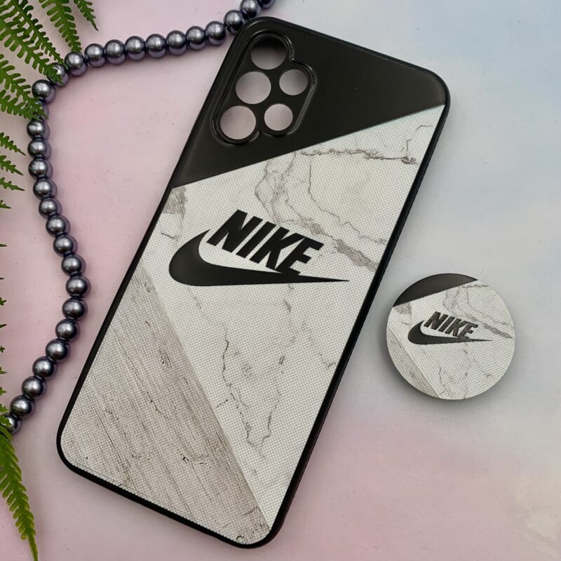 قاب گوشی Galaxy A13 4G سامسونگ فانتزی برجسته سوزنی طرح NIKE محافظ لنز دار پاپ سوکت دار کد 33512 - Image 2