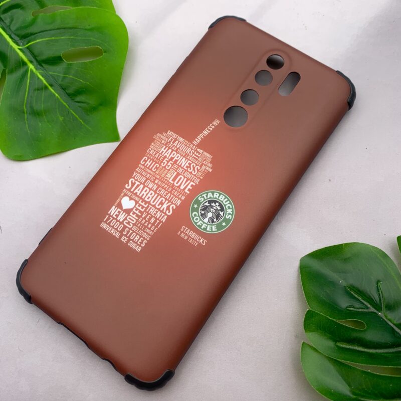 قاب گوشی Redmi Note 8 Pro شیائومی ایربگ دار ضد ضربه طرح فانتزی استارباکس کد 35005 - Image 2