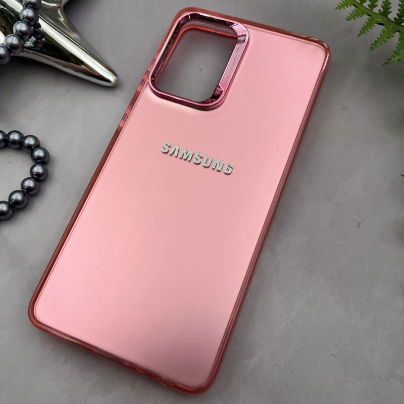 قاب گوشی Galaxy A52 / Galaxy A52S سامسونگ اسپرت SO COOL اورجینال لوگو برجسته لنز متال صورتی کد 35699 - Image 2