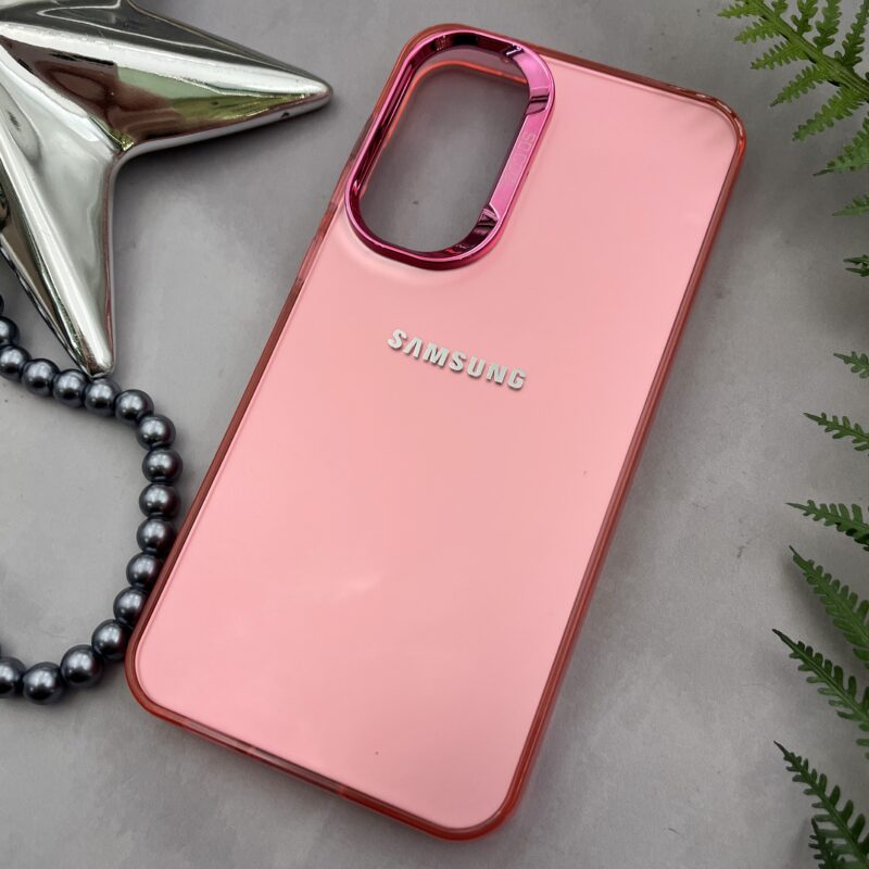 قاب گوشی Galaxy S23 FE سامسونگ اسپرت SO COOL اورجینال لوگو برجسته لنز متال صورتی کد 37806 - Image 2