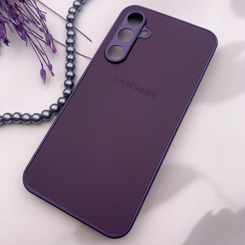 قاب گوشی Galaxy S23 FE سامسونگ PVD اورجینال دور سیلیکونی محافظ لنزدار رنگ بنفش کد 38878 - Image 2