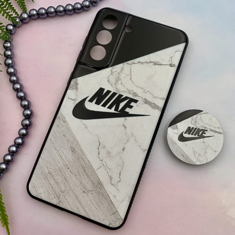 قاب گوشی Galaxy S21 FE سامسونگ فانتزی برجسته سوزنی طرح NIKE محافظ لنز دار پاپ سوکت دار کد 39785 - Image 2