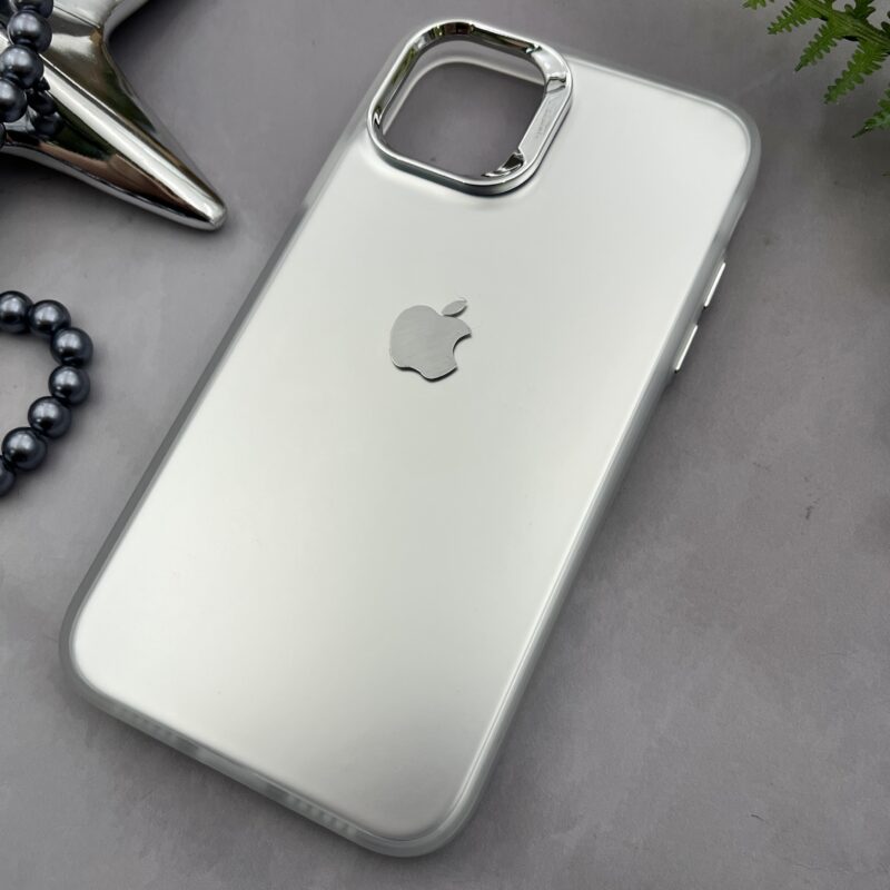 قاب گوشی iPhone 11 آیفون اسپرت SO COOL اورجینال لوگو برجسته لنز متال نقره ای کد 47348 - Image 2