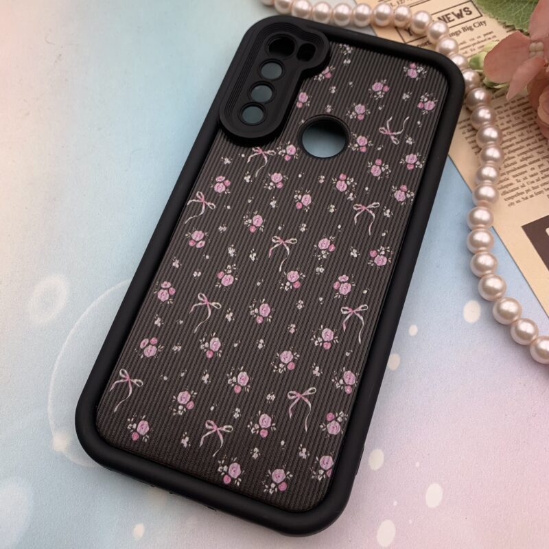 قاب گوشی Redmi Note 8 / Redmi Note 8 2021 شیائومی Solid Case سیلیکونی کبریتی ضدضربه محافظ لنزدار طرح گل رز کد 48864 - Image 2