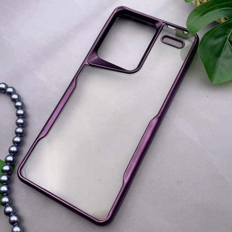 قاب گوشی Redmi Note 13 Pro Plus شیائومی ژله ای New Zone شفاف لاکچری بنفش کد 49811 - Image 2