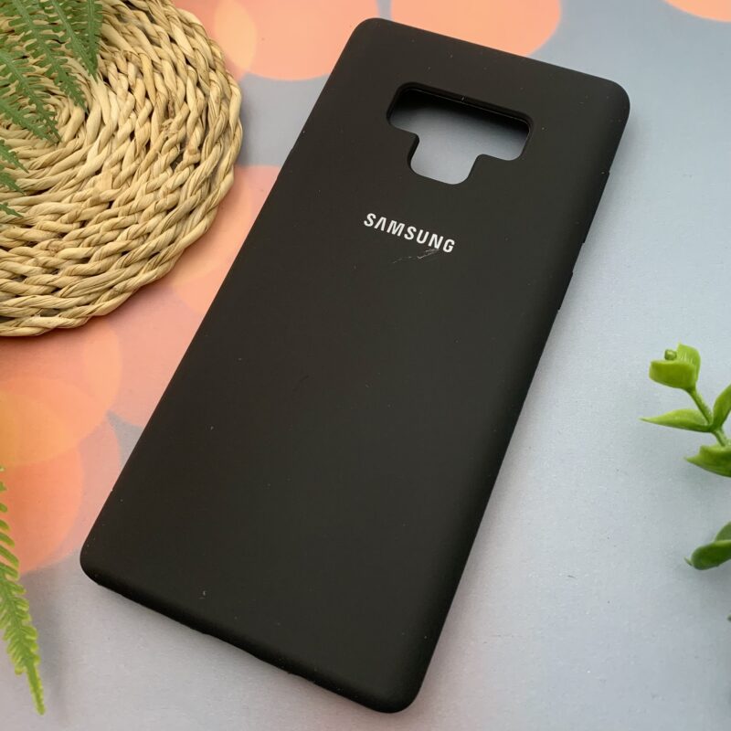 قاب گوشی Galaxy Note 9 سامسونگ سیلیکونی پاک کنی اورجینال داخل پارچه ای رنگ مشکی کد 52048 - Image 2