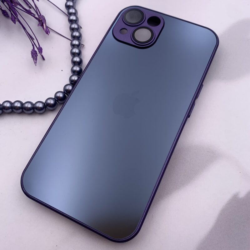 قاب گوشی iPhone 13 آیفون PVD اورجینال دور سیلیکونی محافظ لنزدار رنگ بنفش کد 52529 - Image 2