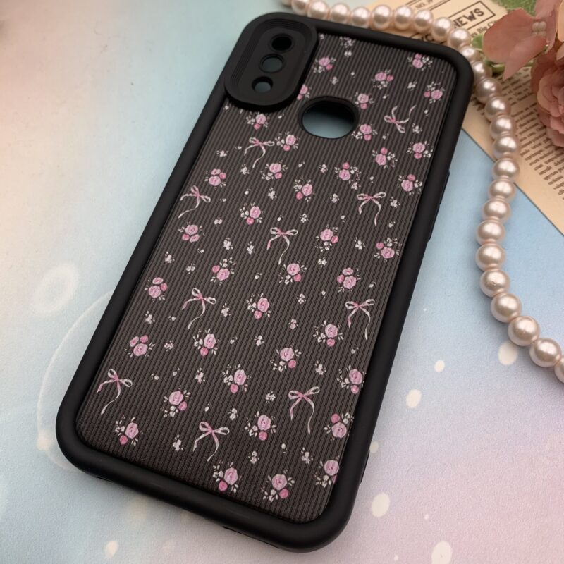 قاب گوشی Galaxy A10S سامسونگ Solid Case سیلیکونی کبریتی ضدضربه محافظ لنزدار طرح گل رز کد 52833 - Image 2
