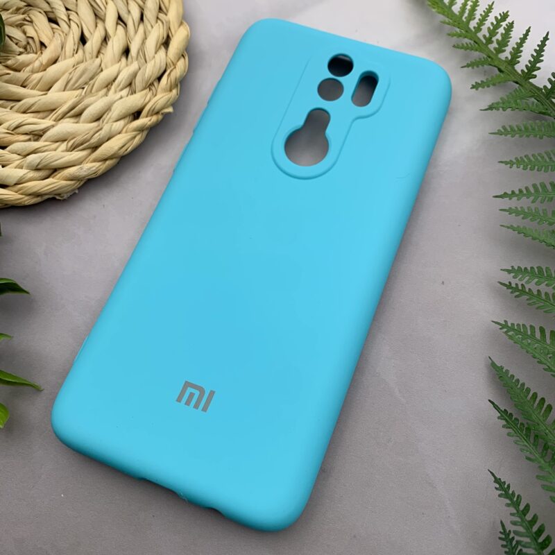 قاب گوشی Redmi Note 8 Pro شیائومی سیلیکونی های کپی طرح آبی روشن محافظ لنز دار کد 52889 - Image 2