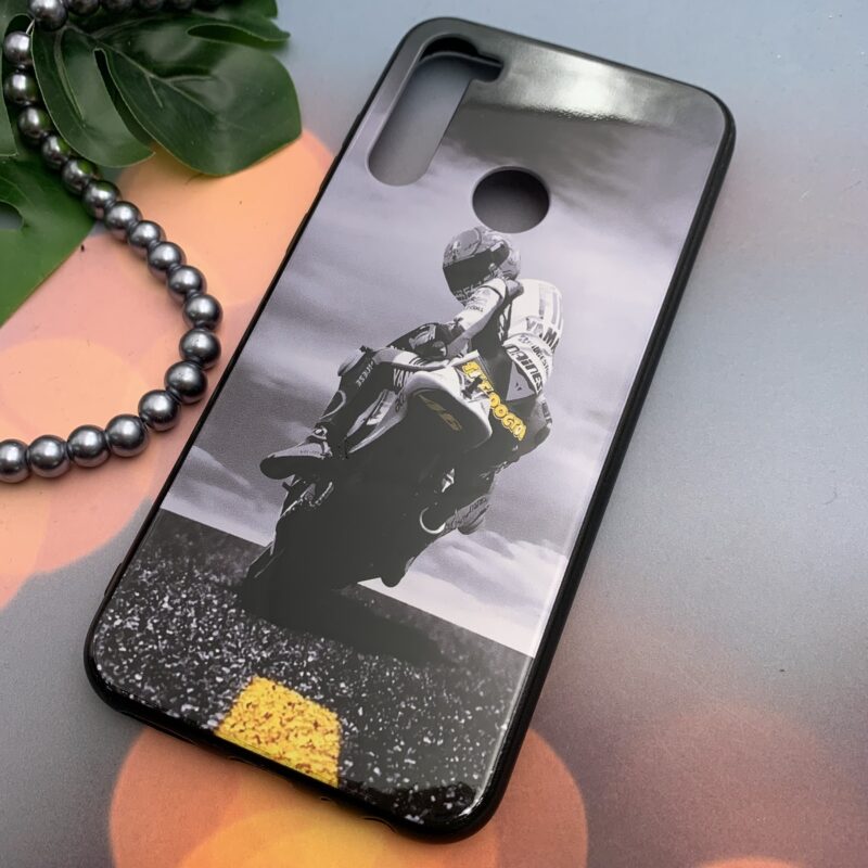 قاب گوشی Redmi Note 8T شیائومی دور ژله ای طرح فانتزی موتور سوار کد 55424 - Image 2