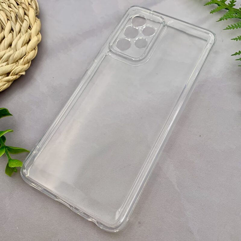 قاب گوشی Galaxy A52 / Galaxy A52S سامسونگ ژله ای شفاف بی رنگ Space ایربگ دار کپسولی محافظ لنز دار کد 58797 - Image 2