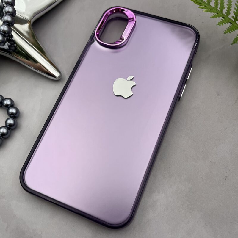 قاب گوشی iPhone X / iPhone XS آیفون اسپرت SO COOL اورجینال لوگو برجسته لنز متال بنفش کد 59775 - Image 2